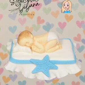 Figurica Za Tortu, Beba Spava (Ima Vise Modela)