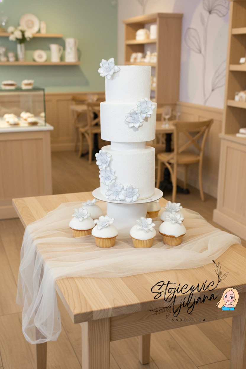 &Quot;Fake Cake&Quot; Torta &Quot;Snezni Cvetovi&Quot; - Слика 4